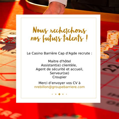groupe barrière casino agde recrutement.